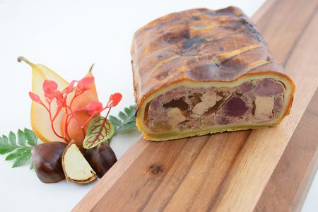 Pâté en croûte de canard Poires