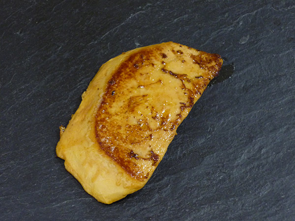 Escalopes de foie gras de canard poêlées
